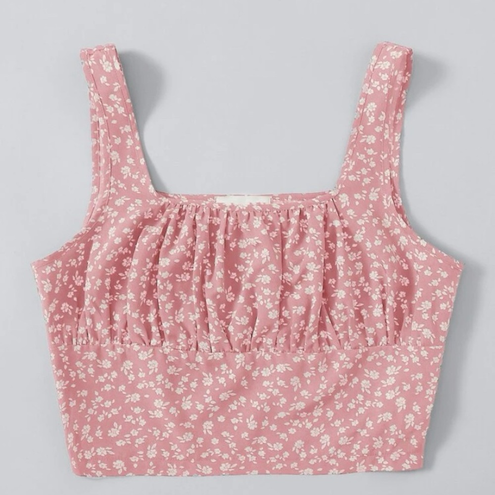 Pink crop top